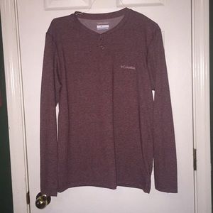 Columbia henley long sleeve